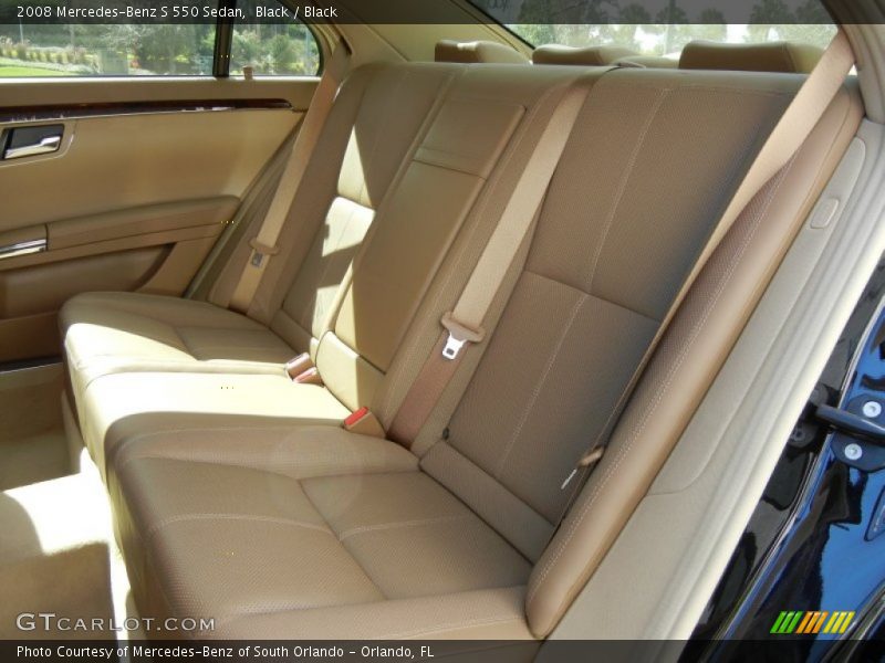 Black / Black 2008 Mercedes-Benz S 550 Sedan