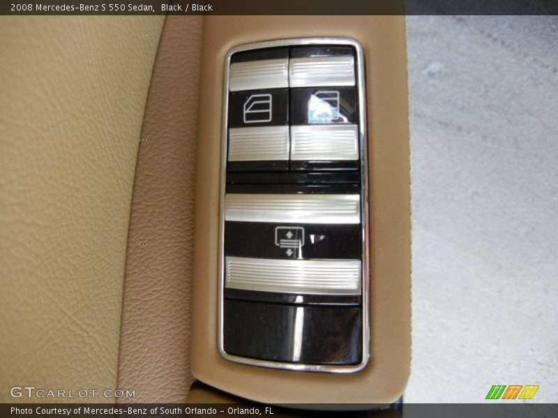 Black / Black 2008 Mercedes-Benz S 550 Sedan