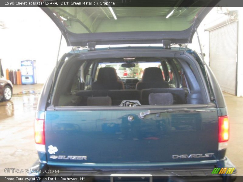 Dark Green Metallic / Graphite 1998 Chevrolet Blazer LS 4x4