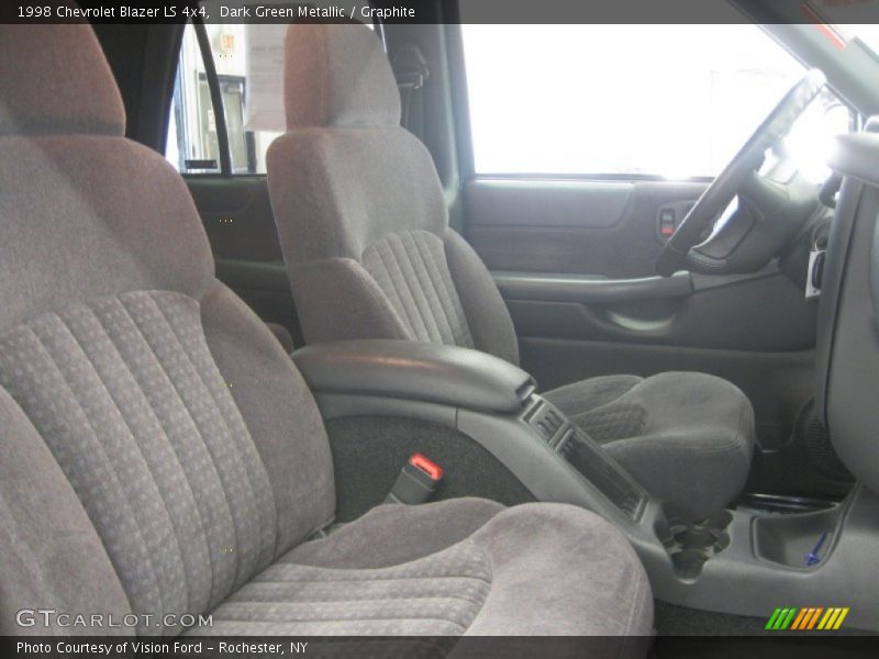 Dark Green Metallic / Graphite 1998 Chevrolet Blazer LS 4x4