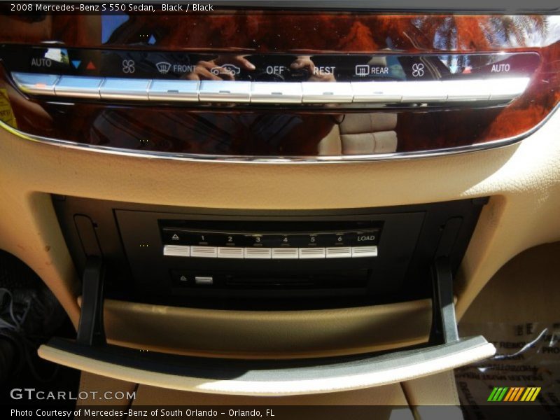 Black / Black 2008 Mercedes-Benz S 550 Sedan
