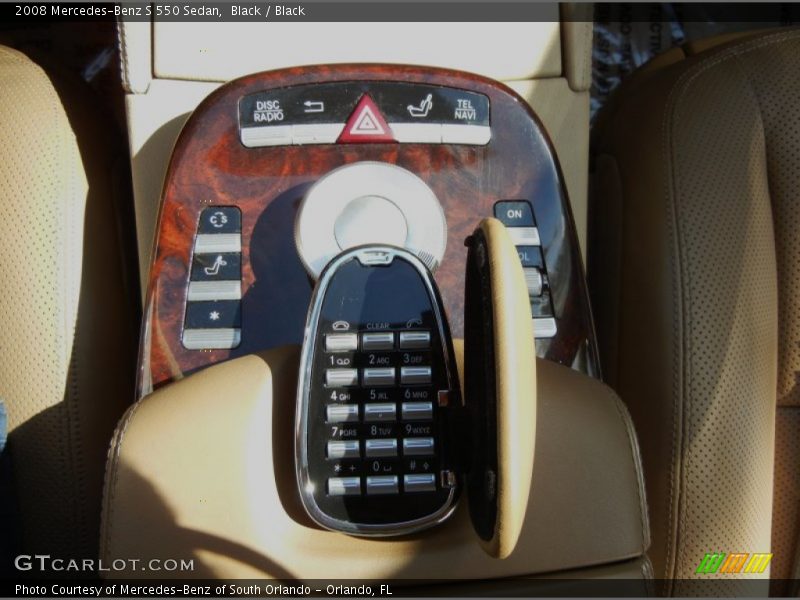 Black / Black 2008 Mercedes-Benz S 550 Sedan