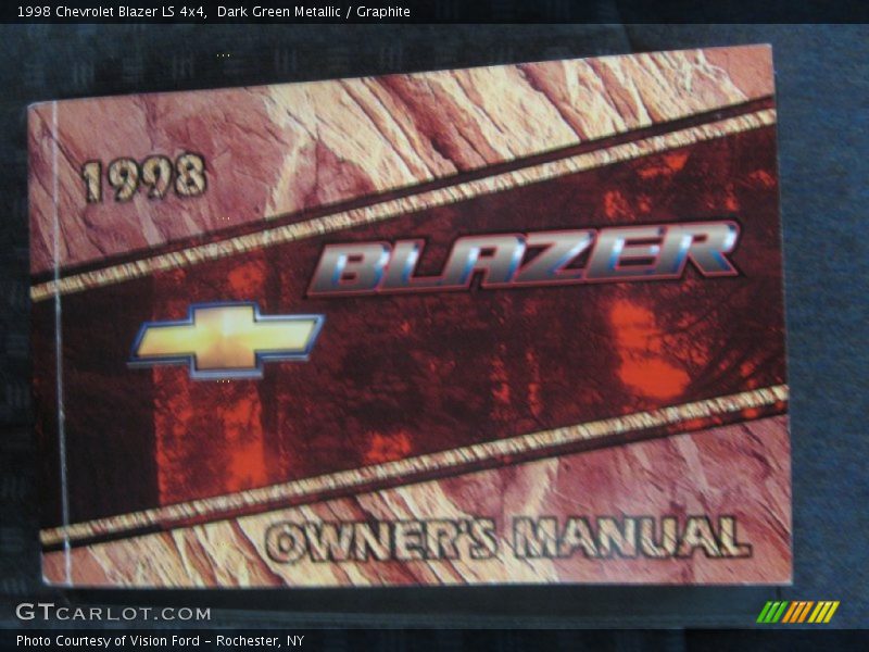 Dark Green Metallic / Graphite 1998 Chevrolet Blazer LS 4x4