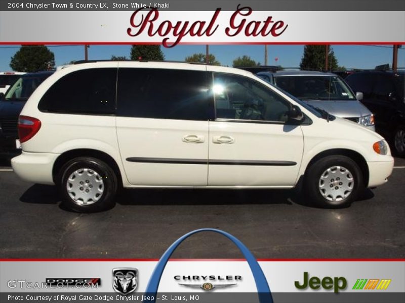 Stone White / Khaki 2004 Chrysler Town & Country LX