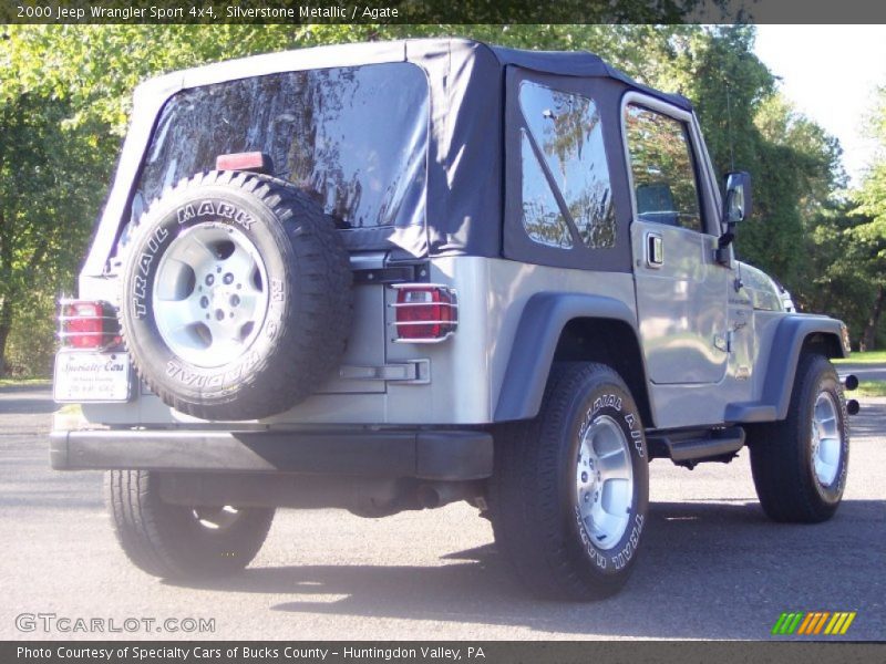 Silverstone Metallic / Agate 2000 Jeep Wrangler Sport 4x4