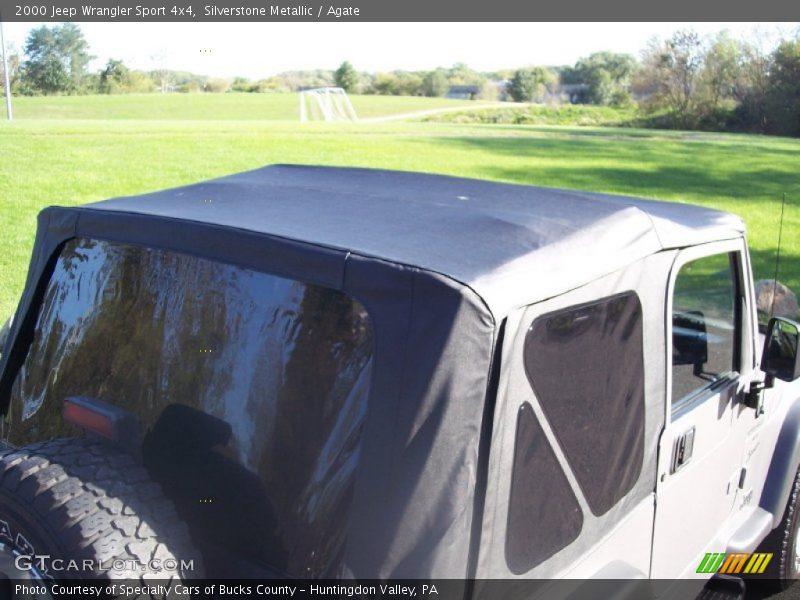 Silverstone Metallic / Agate 2000 Jeep Wrangler Sport 4x4