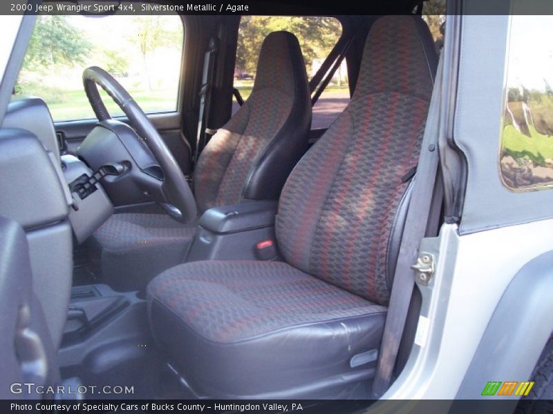 Silverstone Metallic / Agate 2000 Jeep Wrangler Sport 4x4