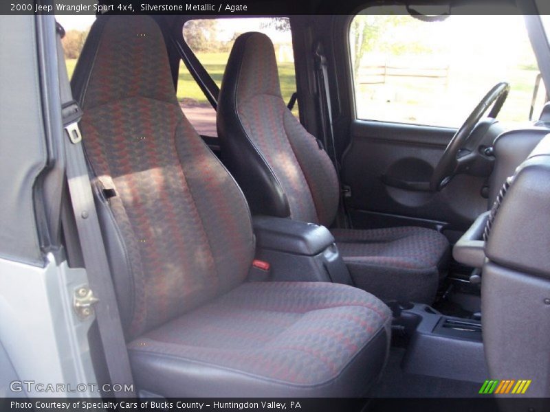 Silverstone Metallic / Agate 2000 Jeep Wrangler Sport 4x4