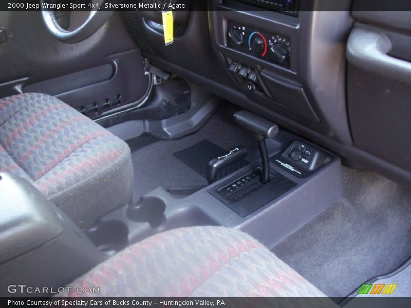 Silverstone Metallic / Agate 2000 Jeep Wrangler Sport 4x4
