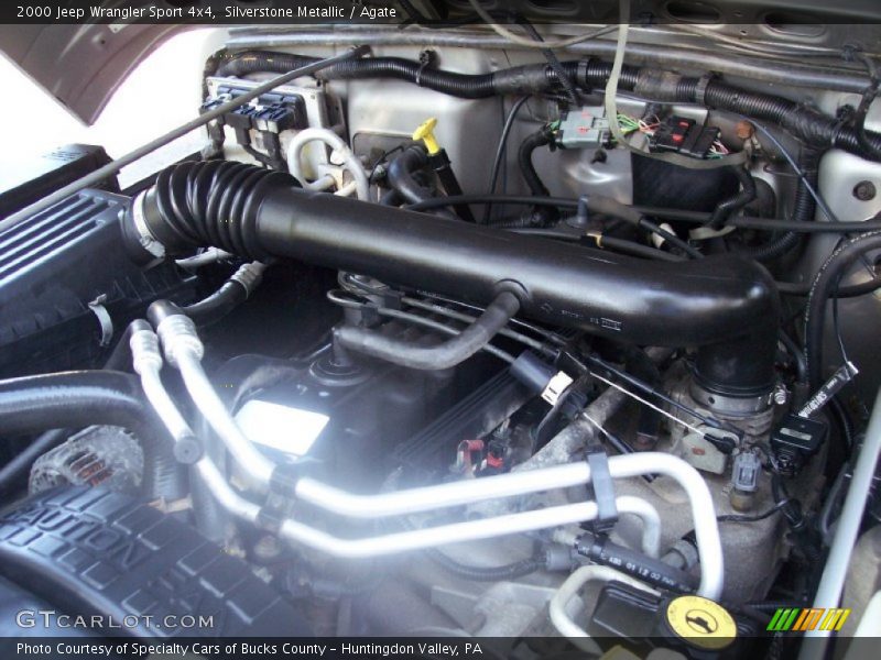 Silverstone Metallic / Agate 2000 Jeep Wrangler Sport 4x4
