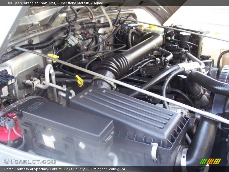 Silverstone Metallic / Agate 2000 Jeep Wrangler Sport 4x4