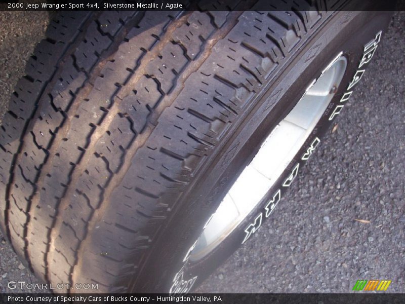 Silverstone Metallic / Agate 2000 Jeep Wrangler Sport 4x4