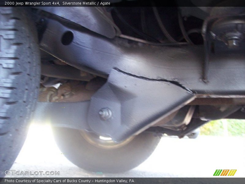 Silverstone Metallic / Agate 2000 Jeep Wrangler Sport 4x4