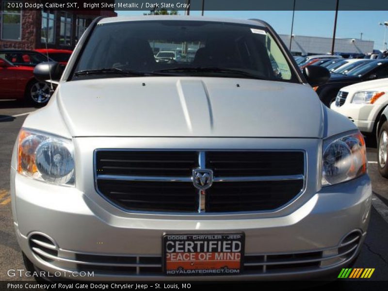Bright Silver Metallic / Dark Slate Gray 2010 Dodge Caliber SXT