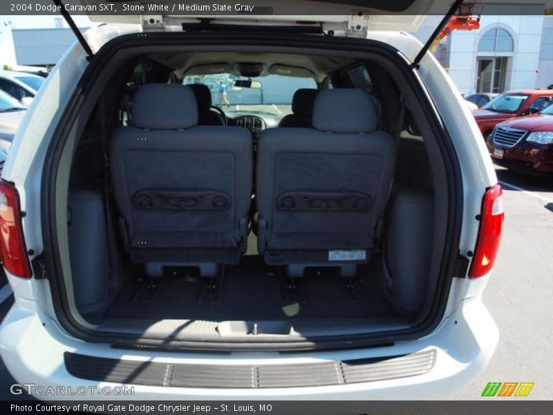 Stone White / Medium Slate Gray 2004 Dodge Caravan SXT