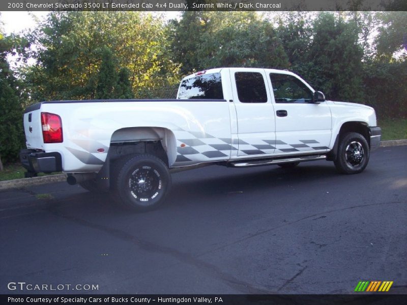 Summit White / Dark Charcoal 2003 Chevrolet Silverado 3500 LT Extended Cab 4x4 Dually