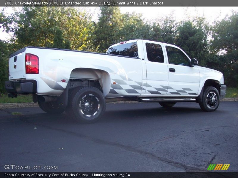  2003 Silverado 3500 LT Extended Cab 4x4 Dually Summit White