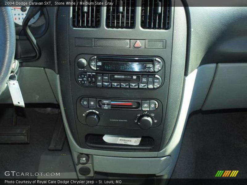 Stone White / Medium Slate Gray 2004 Dodge Caravan SXT