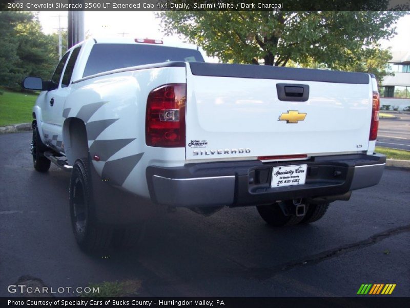 Summit White / Dark Charcoal 2003 Chevrolet Silverado 3500 LT Extended Cab 4x4 Dually