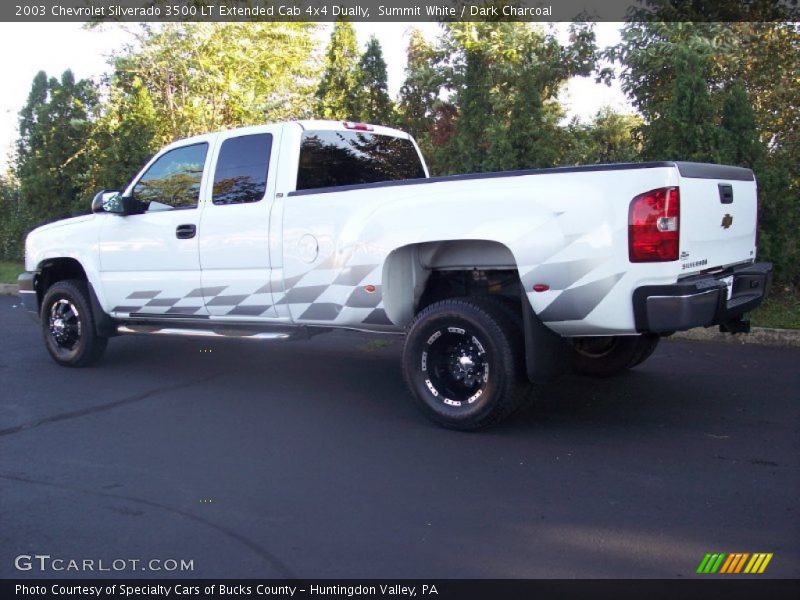 Summit White / Dark Charcoal 2003 Chevrolet Silverado 3500 LT Extended Cab 4x4 Dually