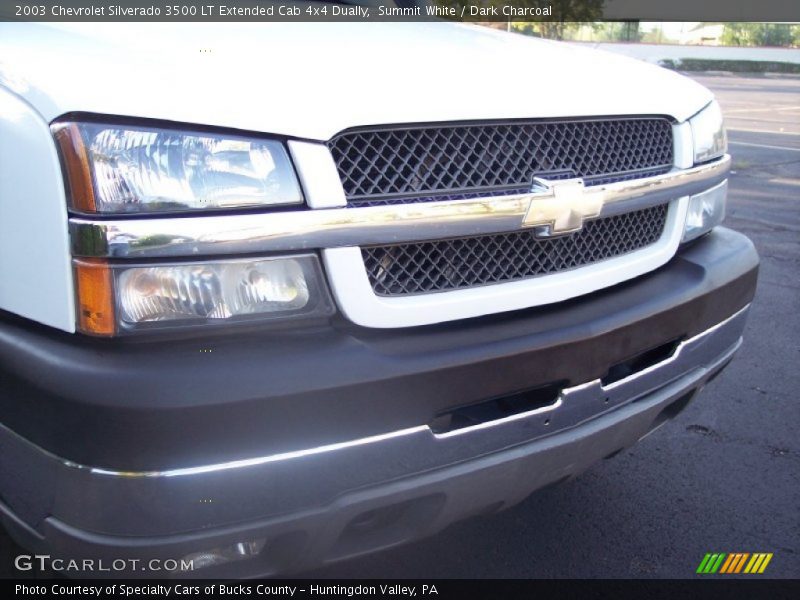Summit White / Dark Charcoal 2003 Chevrolet Silverado 3500 LT Extended Cab 4x4 Dually