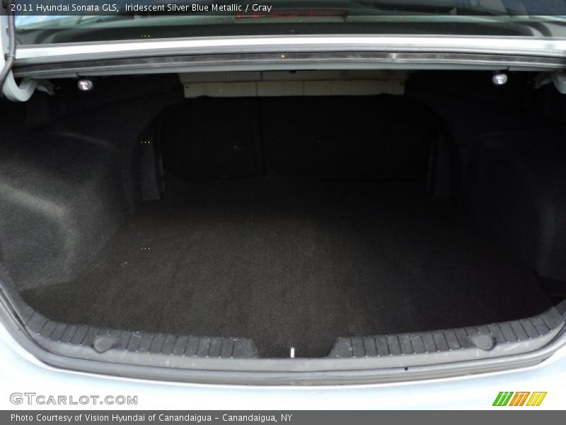 Iridescent Silver Blue Metallic / Gray 2011 Hyundai Sonata GLS