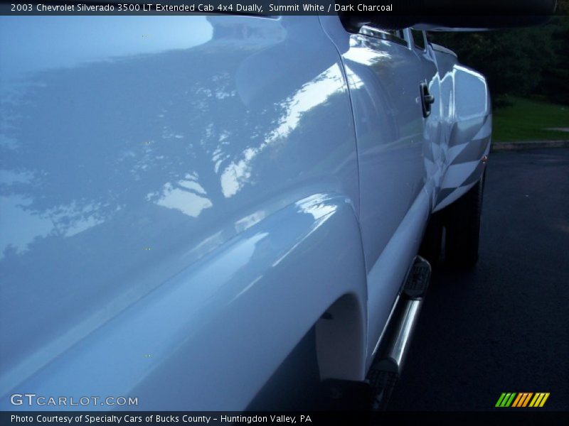 Summit White / Dark Charcoal 2003 Chevrolet Silverado 3500 LT Extended Cab 4x4 Dually
