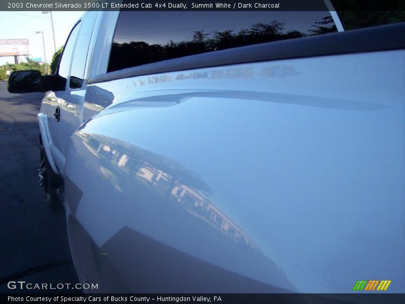 Summit White / Dark Charcoal 2003 Chevrolet Silverado 3500 LT Extended Cab 4x4 Dually
