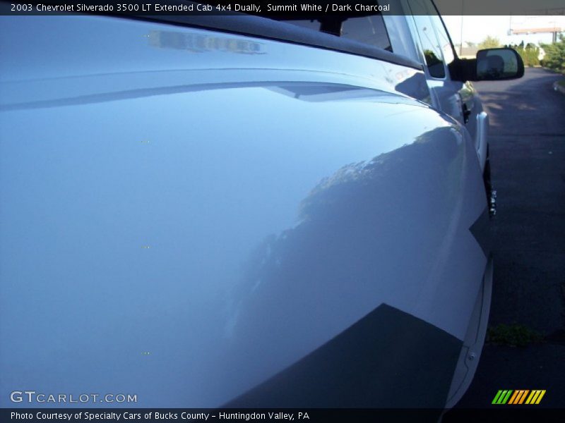 Summit White / Dark Charcoal 2003 Chevrolet Silverado 3500 LT Extended Cab 4x4 Dually