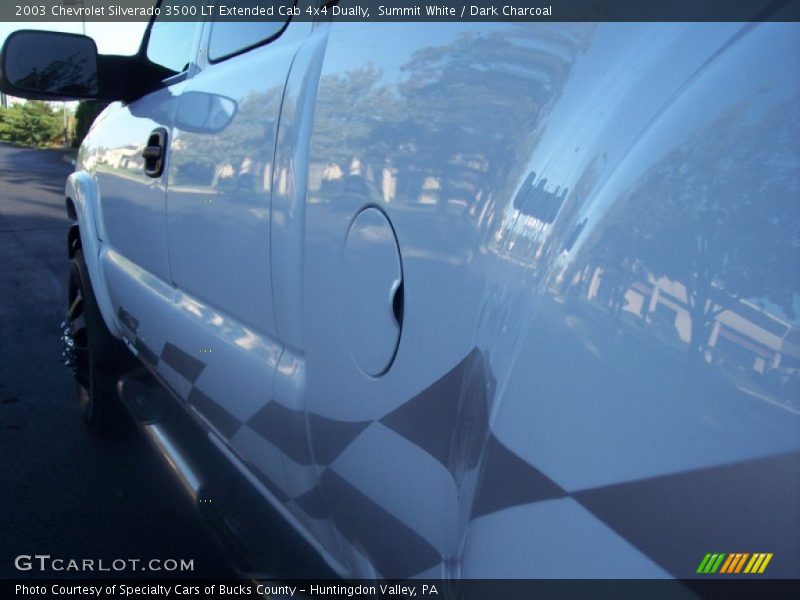 Summit White / Dark Charcoal 2003 Chevrolet Silverado 3500 LT Extended Cab 4x4 Dually