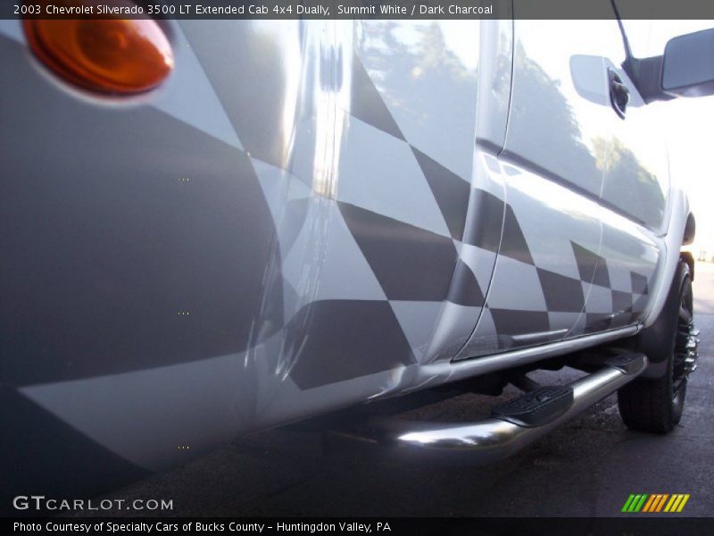 Summit White / Dark Charcoal 2003 Chevrolet Silverado 3500 LT Extended Cab 4x4 Dually