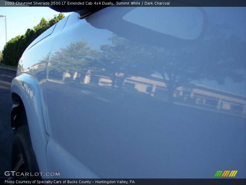 Summit White / Dark Charcoal 2003 Chevrolet Silverado 3500 LT Extended Cab 4x4 Dually