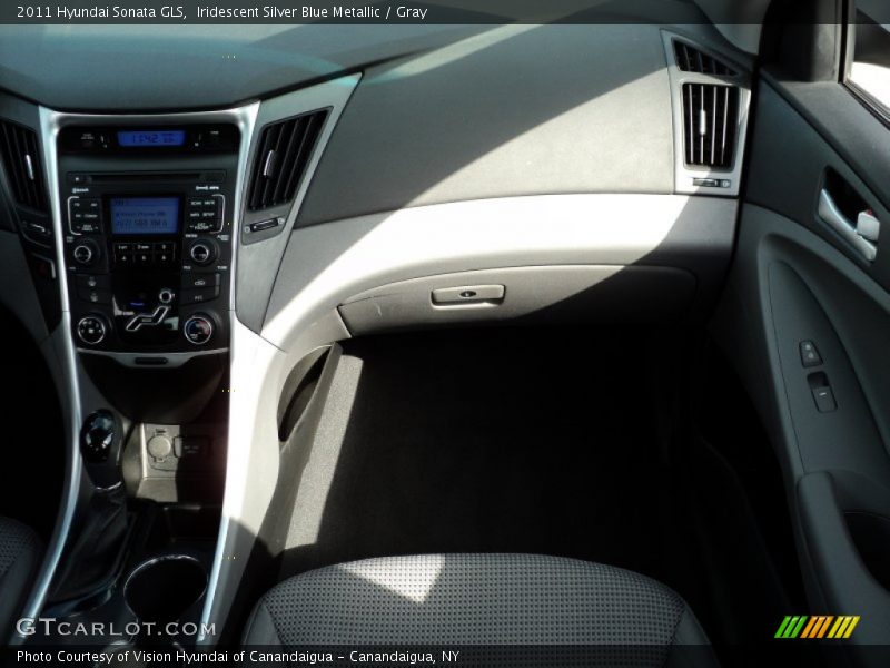 Iridescent Silver Blue Metallic / Gray 2011 Hyundai Sonata GLS