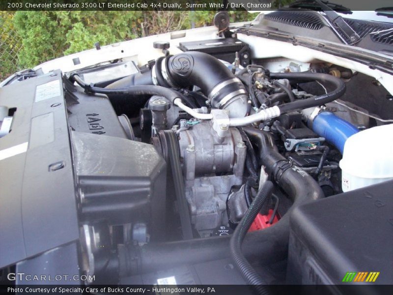  2003 Silverado 3500 LT Extended Cab 4x4 Dually Engine - 6.6 Liter OHV 32-Valve Duramax Turbo-Diesel V8