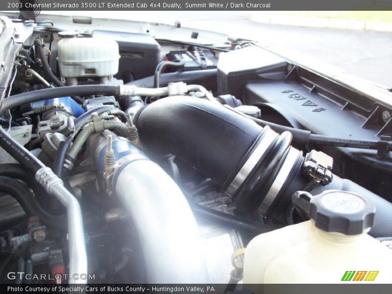  2003 Silverado 3500 LT Extended Cab 4x4 Dually Engine - 6.6 Liter OHV 32-Valve Duramax Turbo-Diesel V8
