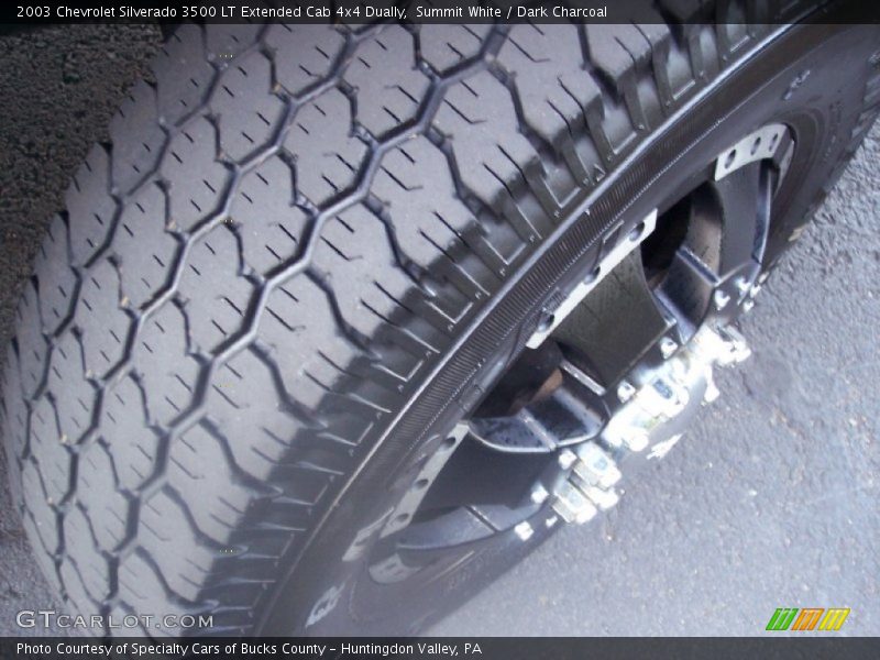 Summit White / Dark Charcoal 2003 Chevrolet Silverado 3500 LT Extended Cab 4x4 Dually