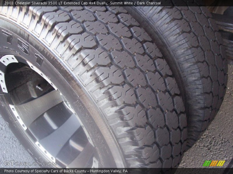 Summit White / Dark Charcoal 2003 Chevrolet Silverado 3500 LT Extended Cab 4x4 Dually