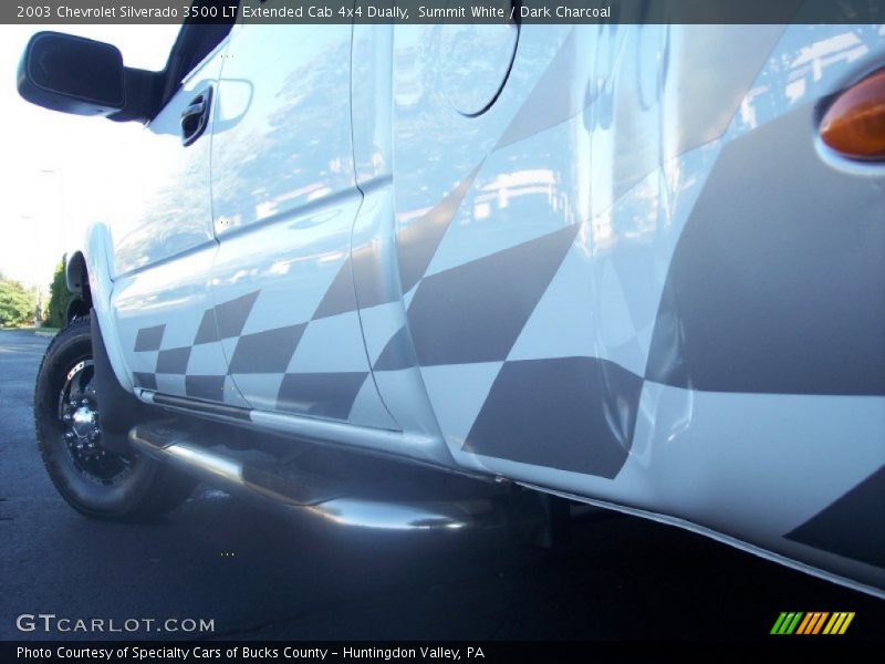 Summit White / Dark Charcoal 2003 Chevrolet Silverado 3500 LT Extended Cab 4x4 Dually