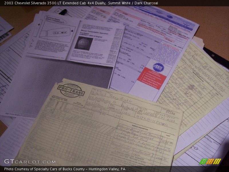 Summit White / Dark Charcoal 2003 Chevrolet Silverado 3500 LT Extended Cab 4x4 Dually