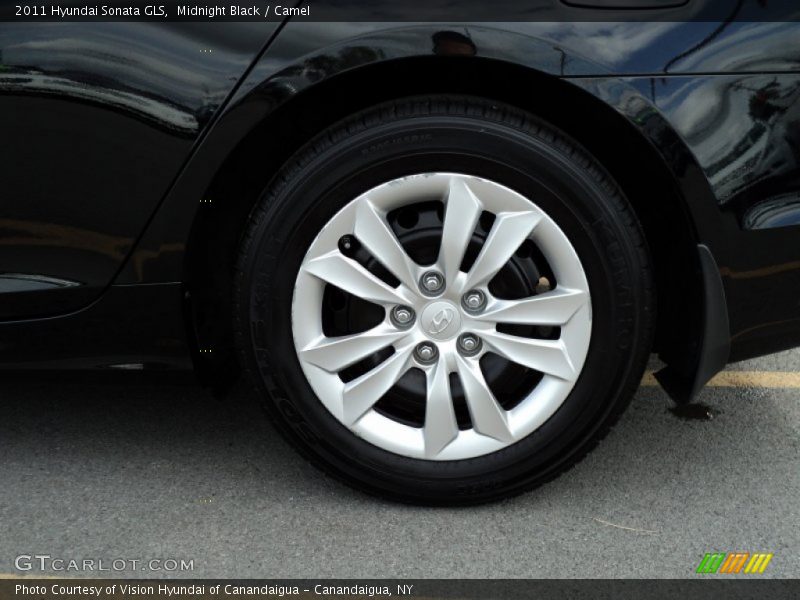 Midnight Black / Camel 2011 Hyundai Sonata GLS