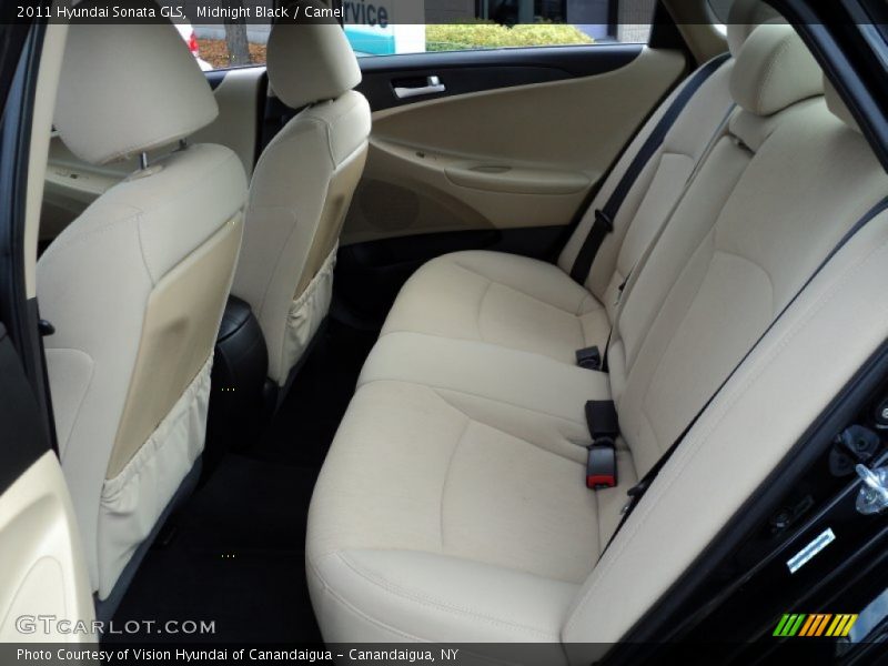 Midnight Black / Camel 2011 Hyundai Sonata GLS
