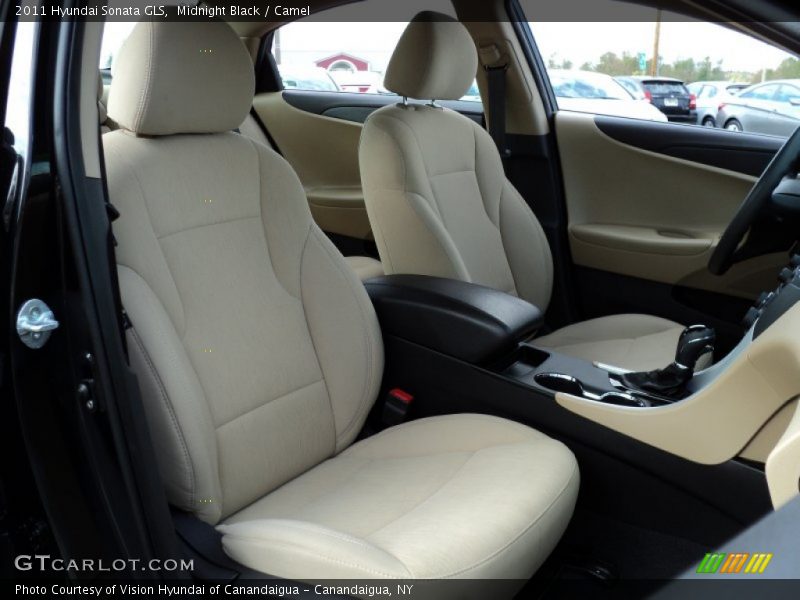 Midnight Black / Camel 2011 Hyundai Sonata GLS