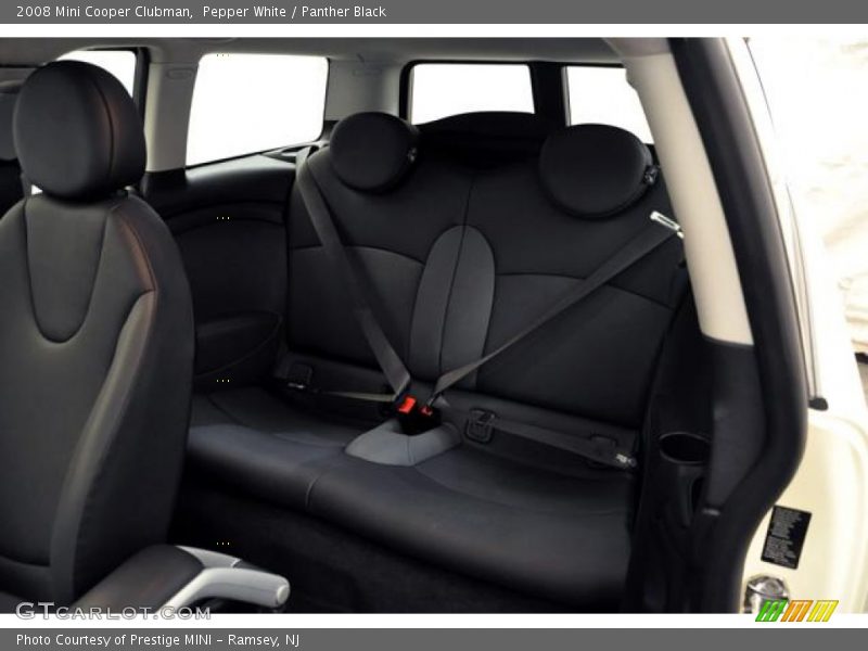Pepper White / Panther Black 2008 Mini Cooper Clubman