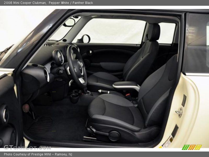 Pepper White / Panther Black 2008 Mini Cooper Clubman