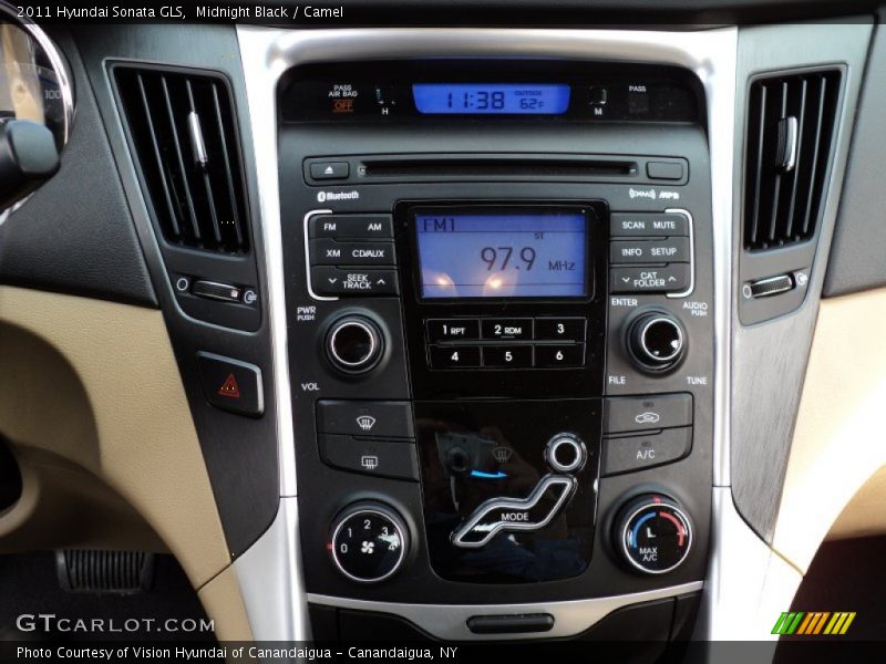 Midnight Black / Camel 2011 Hyundai Sonata GLS