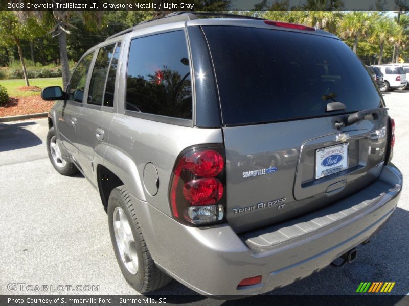 Graystone Metallic / Light Gray 2008 Chevrolet TrailBlazer LT