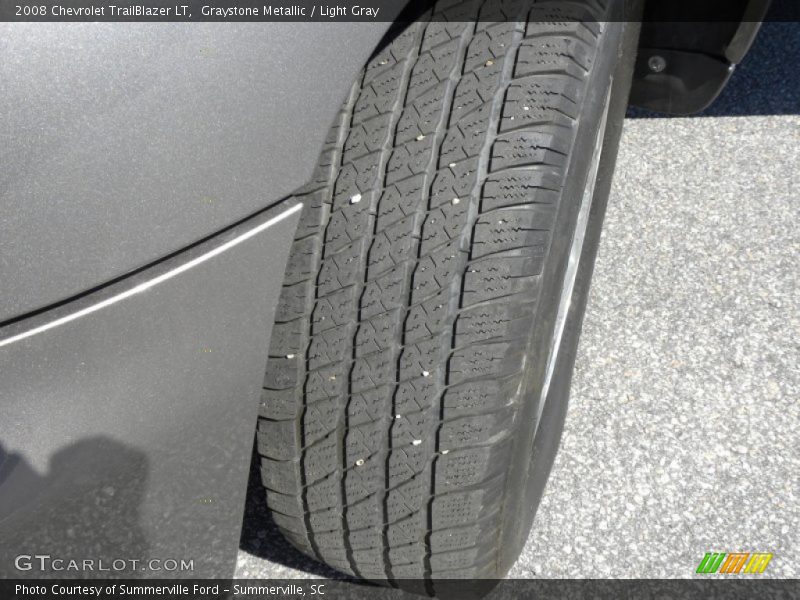 Graystone Metallic / Light Gray 2008 Chevrolet TrailBlazer LT