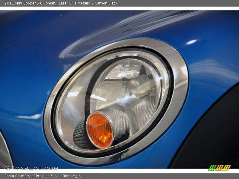 Laser Blue Metallic / Carbon Black 2011 Mini Cooper S Clubman
