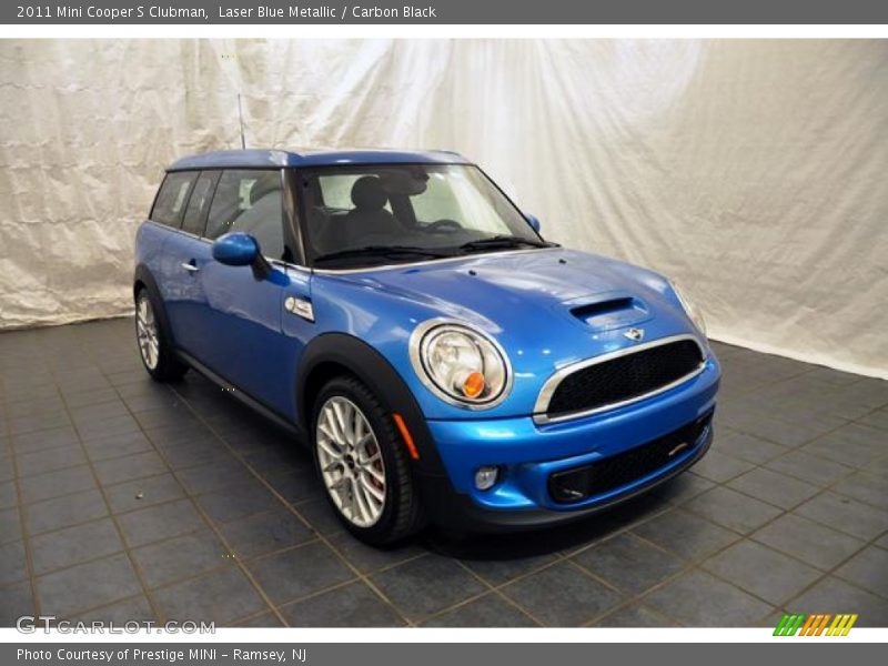 Laser Blue Metallic / Carbon Black 2011 Mini Cooper S Clubman