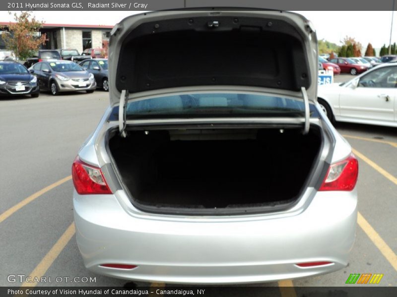 Radiant Silver / Gray 2011 Hyundai Sonata GLS